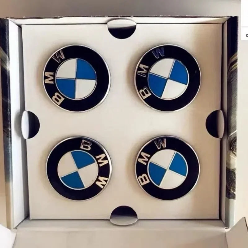 4PCS 56mm 68mm Floating Wheel Center Caps Fit BMW E39 E46 E60 F10 F30 X3 X5 G20