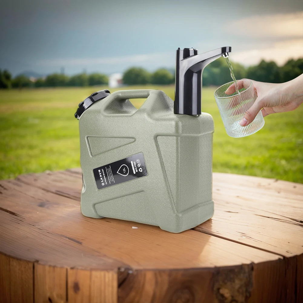 Portable USB Rechargeable Electric Water Pump – One-Key Auto Dispense for Outdoor CampingOutdoor & Camping Gear