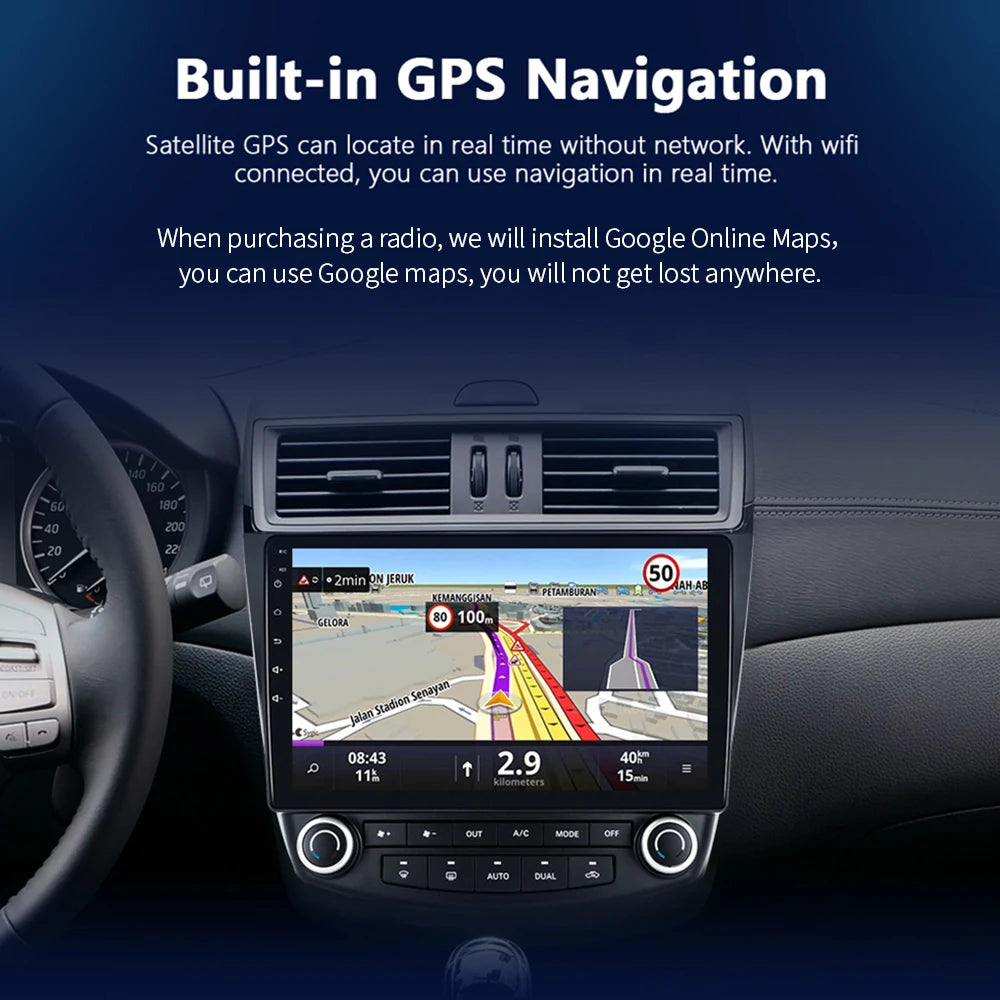 Android 13 2Din Car Stereo for Toyota Fortuner Hilux Revo Vigo 2007–2015 – GPS Navigation, CarPlay, Multimedia Video Player