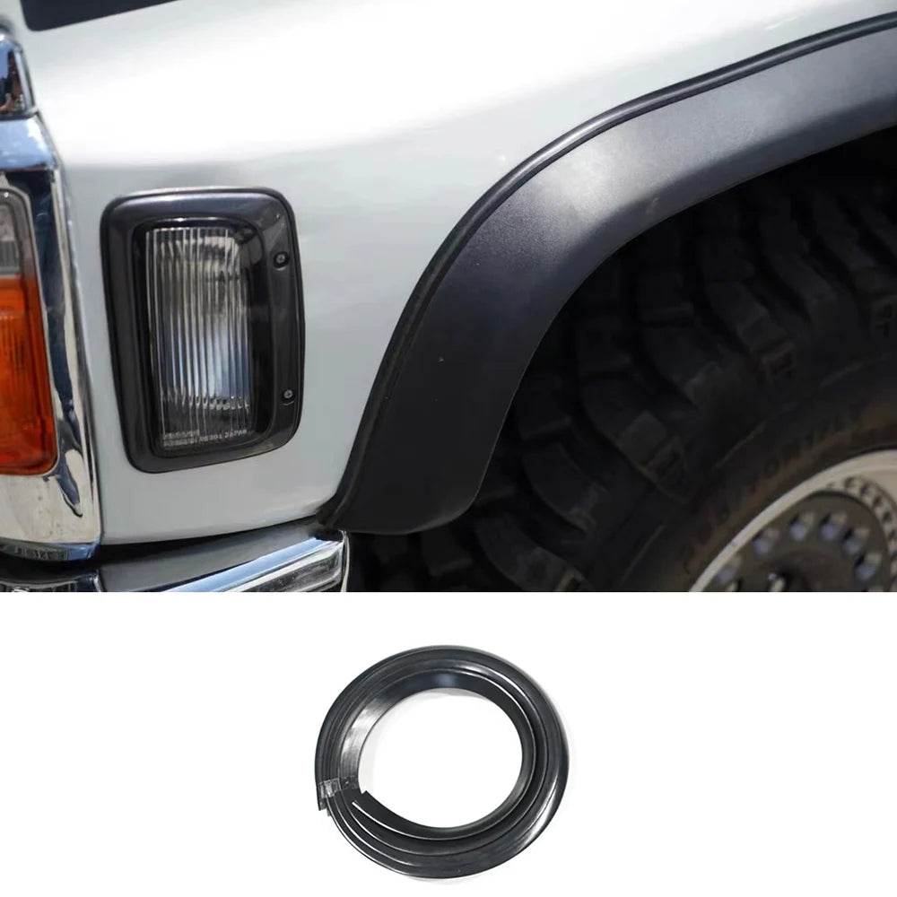 4PC Fender Flare Seal Rubber Strips for Nissan Patrol Y60 | Durable Fender Accessories