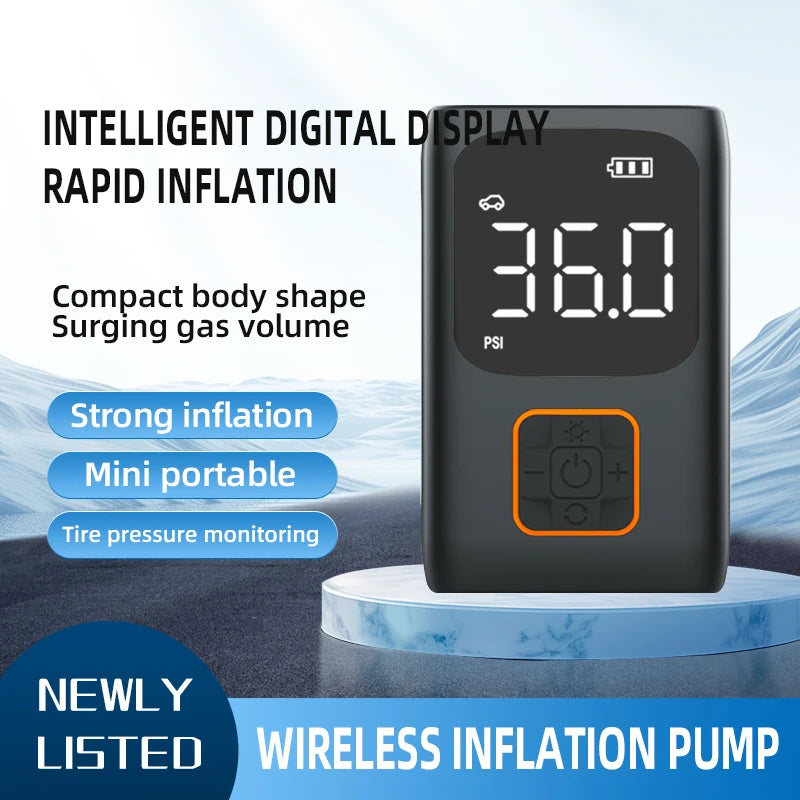 Xiaomi Smart Digital Tire Inflator Mini Air Pump Portable Compressor for Car & Bike