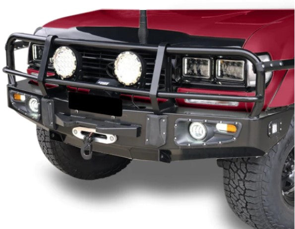3 Loop Bull Bar & Skid Plate Set Assembly Suitable for Toyota Land Cruiser 80 Series