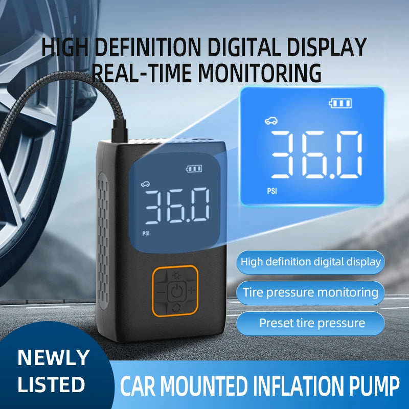 Xiaomi Smart Digital Tire Inflator Mini Air Pump Portable Compressor for Car & Bike