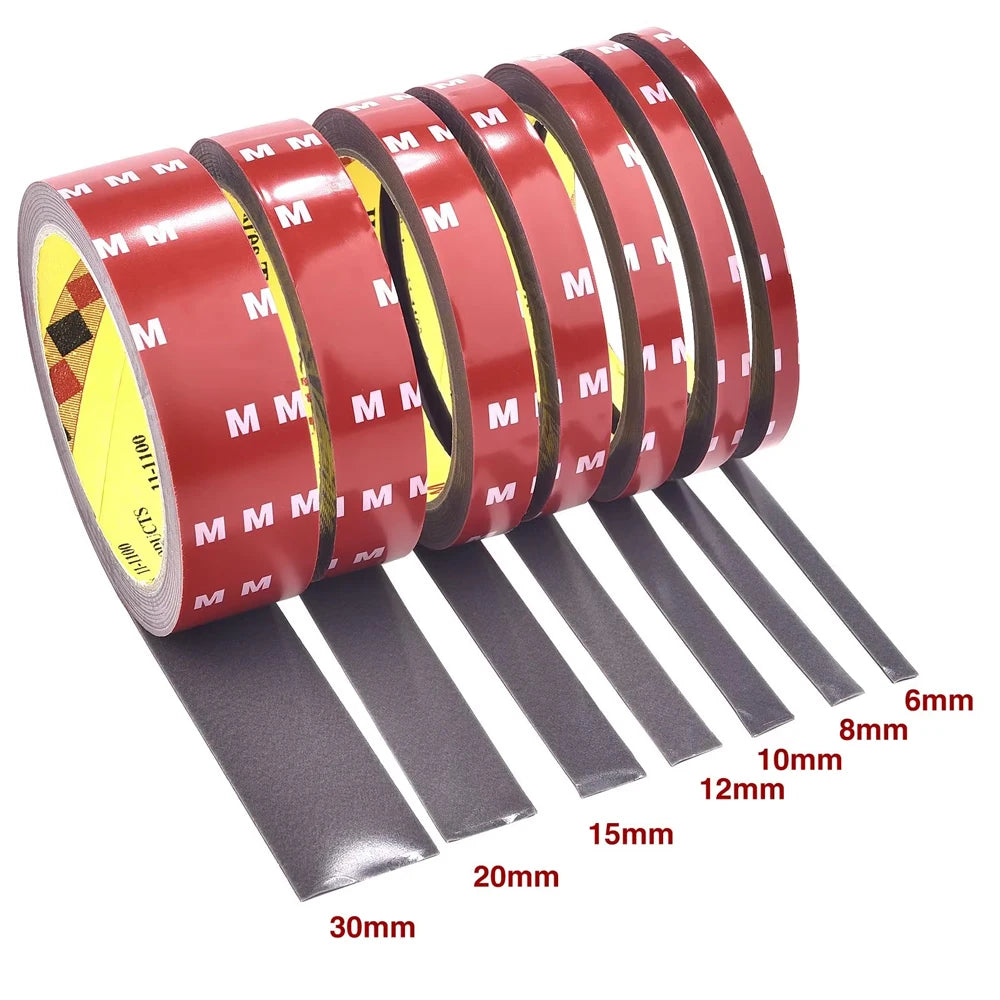 3M Strong Double-Sided Automotive Adhesive Tape – High Viscosity, Heat-Resistant, 3 Meters Long