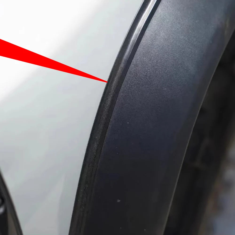 4PC Fender Flare Seal Rubber Strips for Nissan Patrol Y60 | Durable Fender Accessories
