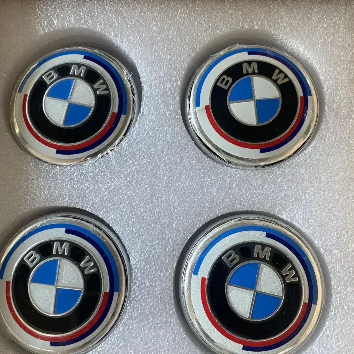 4PCS 56mm 68mm Floating Wheel Center Caps Fit BMW E39 E46 E60 F10 F30 X3 X5 G20