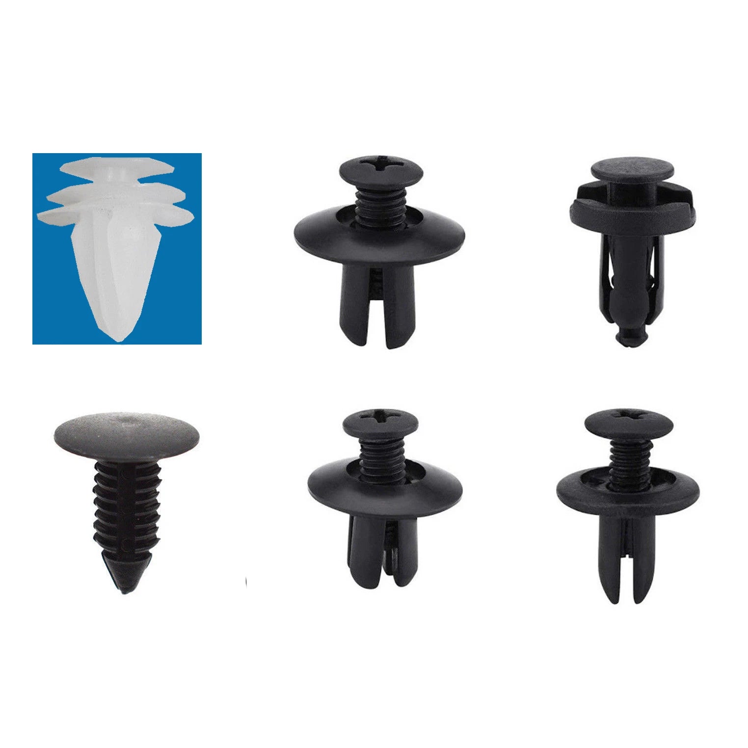 Universal Car Clips & Fasteners Kit – Retainer Pins, Rivets, Trim Panel Clips