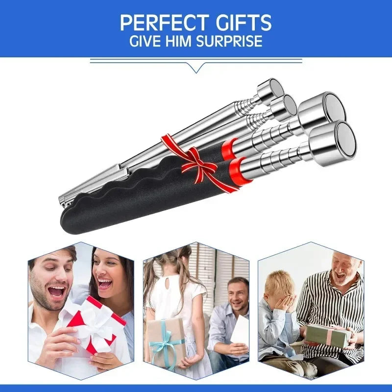 Telescopic Magnetic Pickup Tool – Adjustable Magnet Pen for Nuts, Bolts & Screws