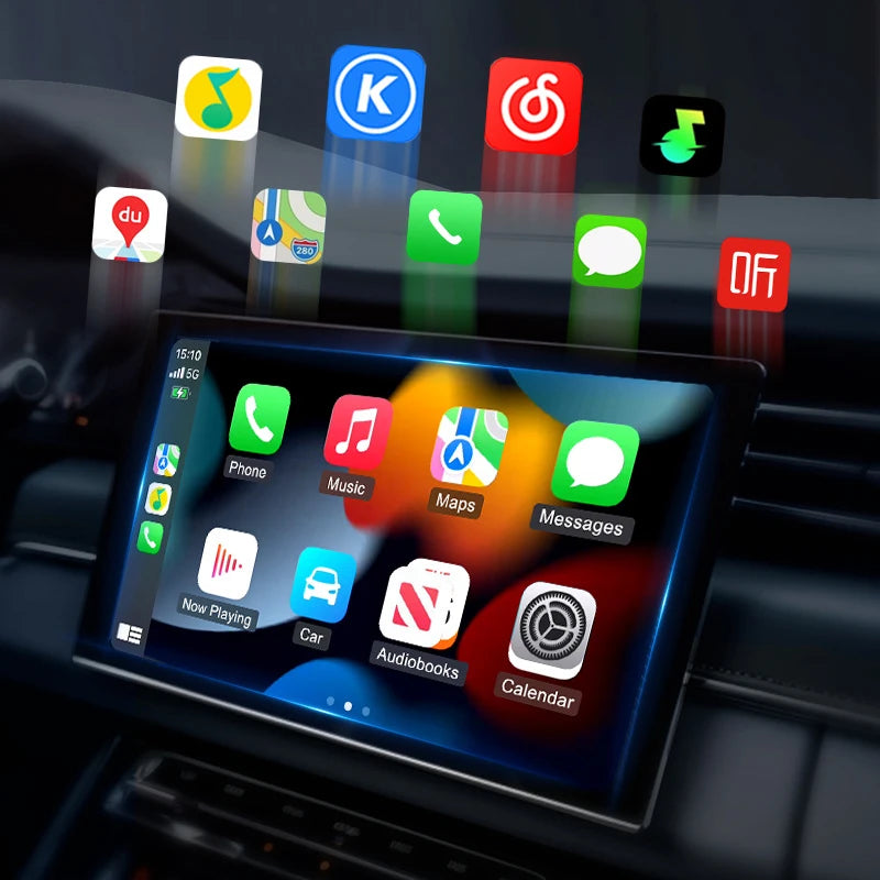 Xiaomi 2-in-1 Wireless Android Auto Adapter CarPlay Dongle AI Smart Box for Wired Cars