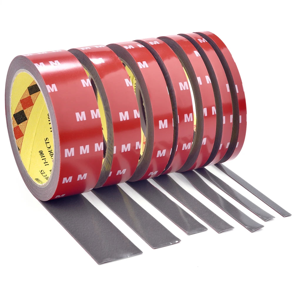 3M Strong Double-Sided Automotive Adhesive Tape – High Viscosity, Heat-Resistant, 3 Meters Long