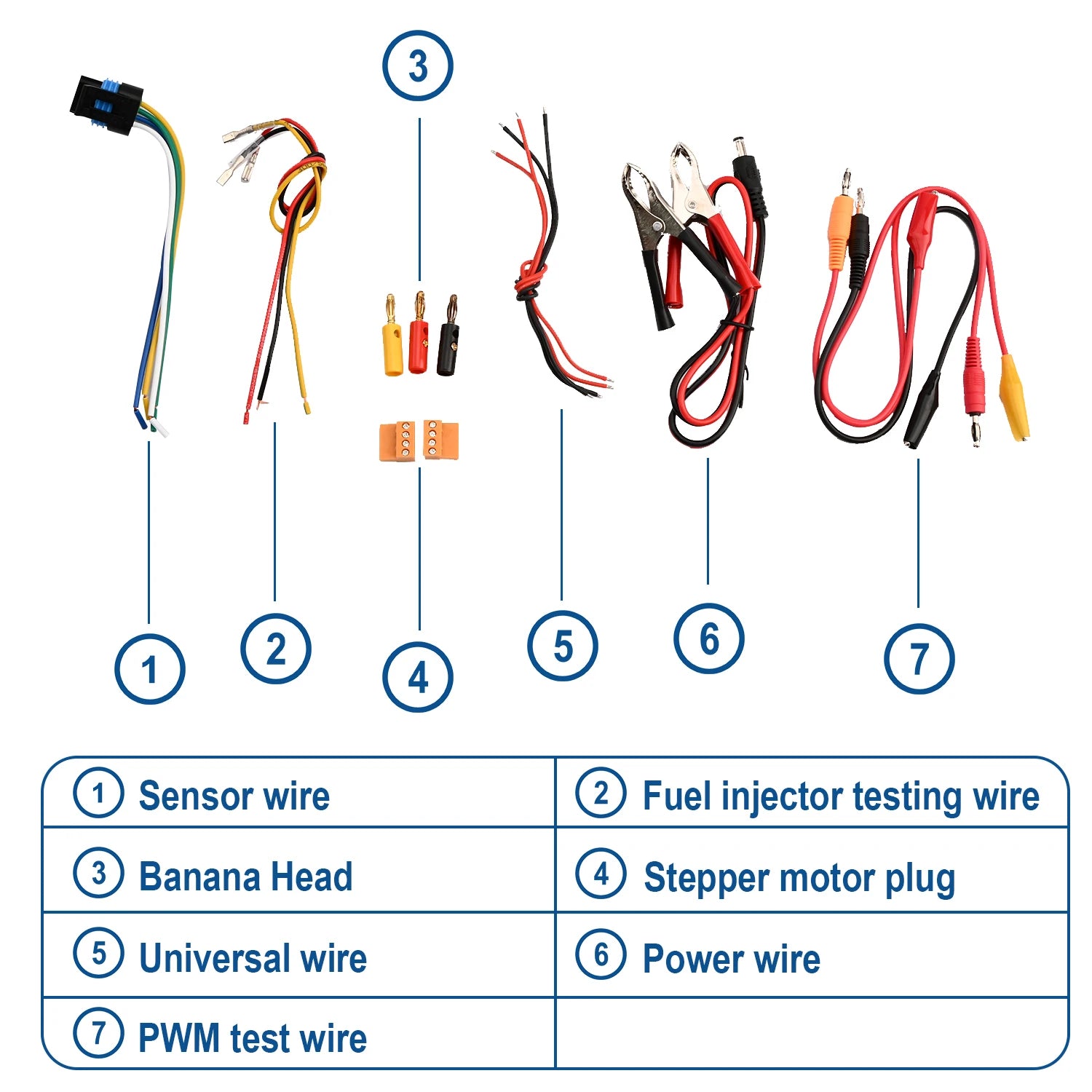 2025 Auto Ignition Coil Tester Injector Solenoid Valve Stepper Motor Fault Detector