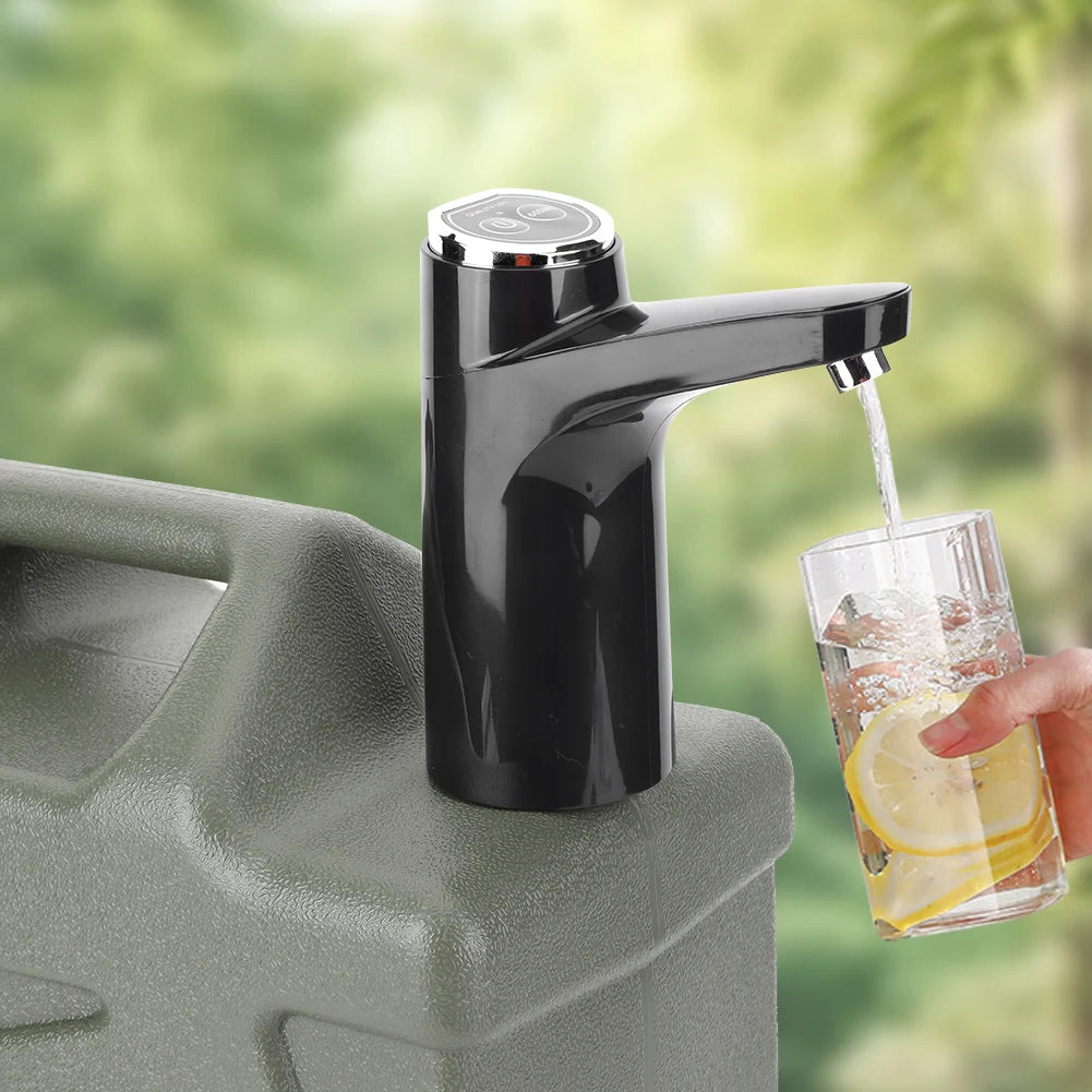 Portable USB Rechargeable Electric Water Pump – One-Key Auto Dispense for Outdoor CampingOutdoor & Camping Gear