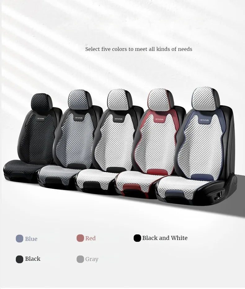 Ice Silk Car Seat Cushion – Breathable, Universal Fit, All-Season Comfort & Durability for Front Seats