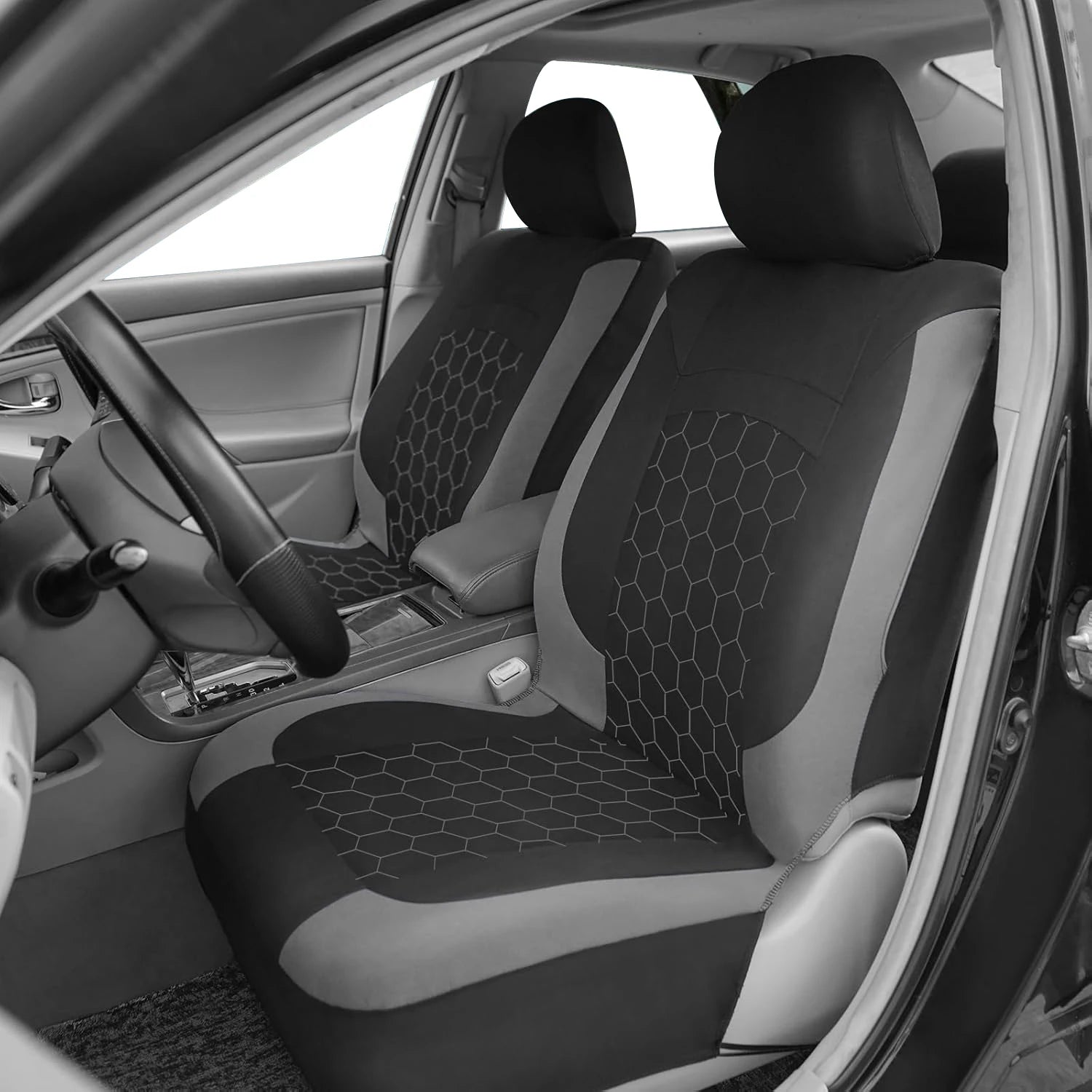 Universal 9PCS Breathable Soft Car Seat Covers for 5-Seater Cars
