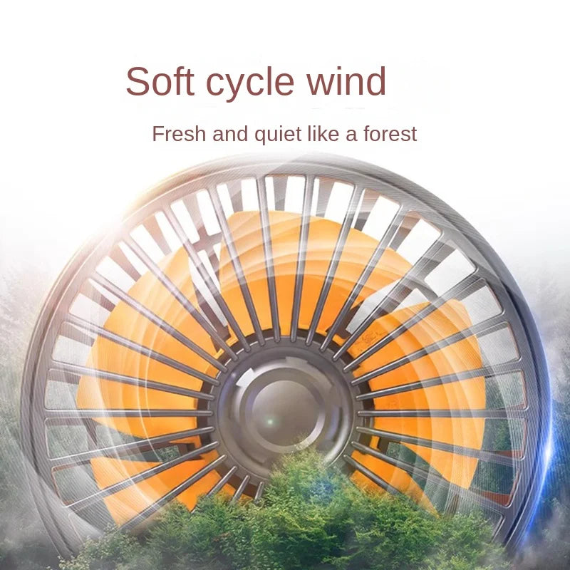 3-Head 360° Adjustable Car Fan – Dual-Speed Silent Electric Fan, USB/12V/24V, for Car, Home, Office & Desk Use