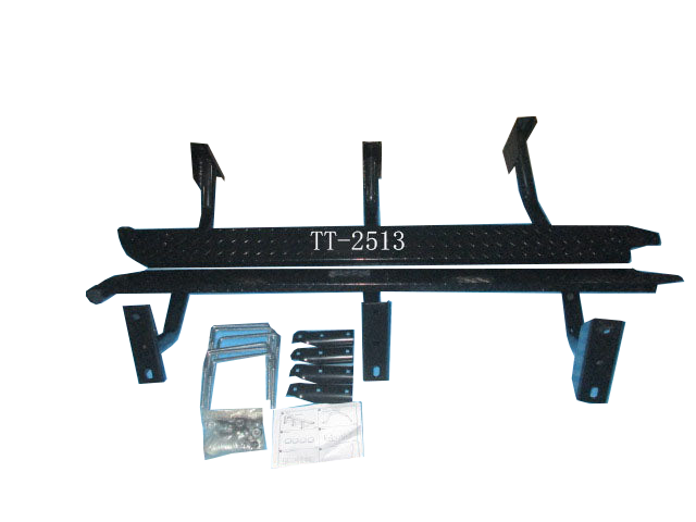 Pair Of Heavy-Duty Side Steps With Brush Bar Mounting Brackets Suitable For Mitsubishi Triton MN ML 2006-2014