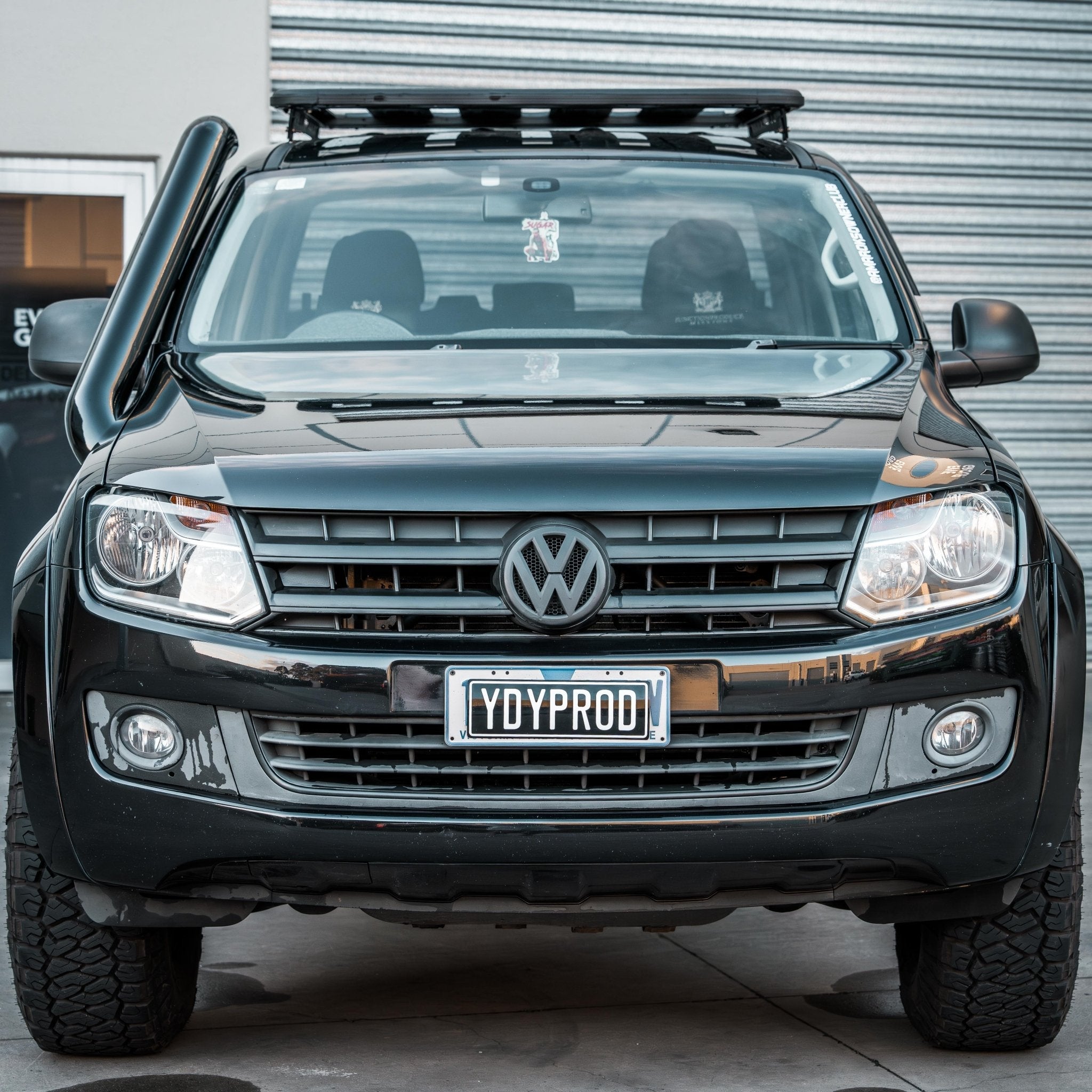 Volkswagen Amarok Short - Entry Snorkel - Snorkels - AMK - 4" - SE - R - RAW - Canna Fabrication