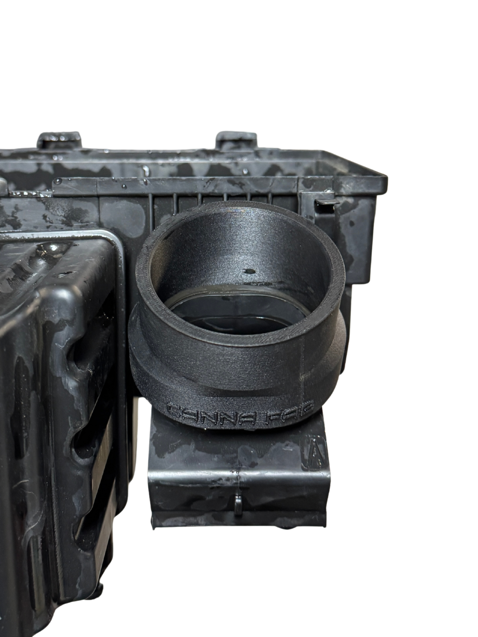 Nissan Navara NP300 3" Stock Airbox Adapter - OEM Location to 3" Inlet - Canna Fabrication
