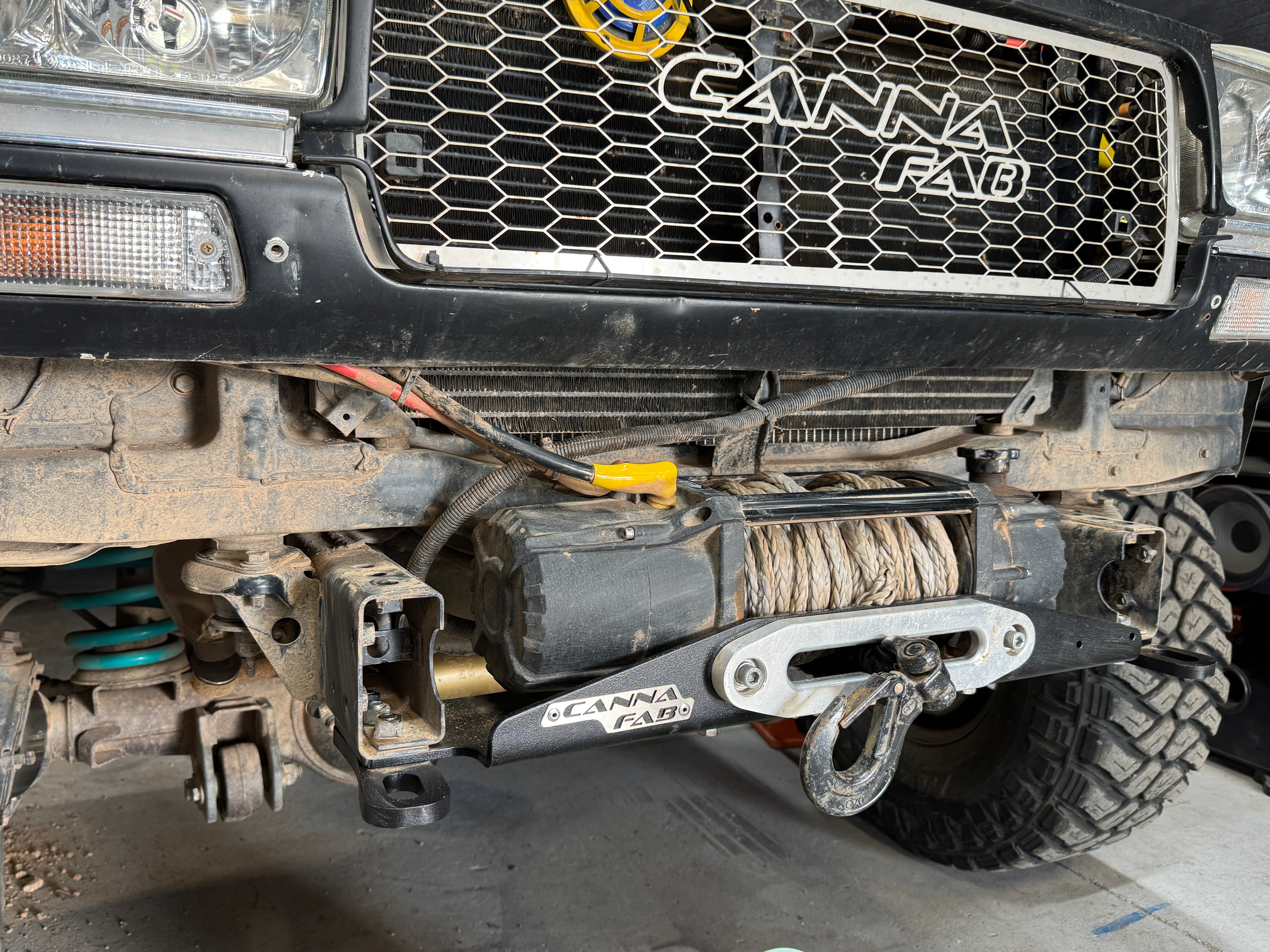 Toyota Landcruiser 80 Series Winch Cradle - Canna Fabrication