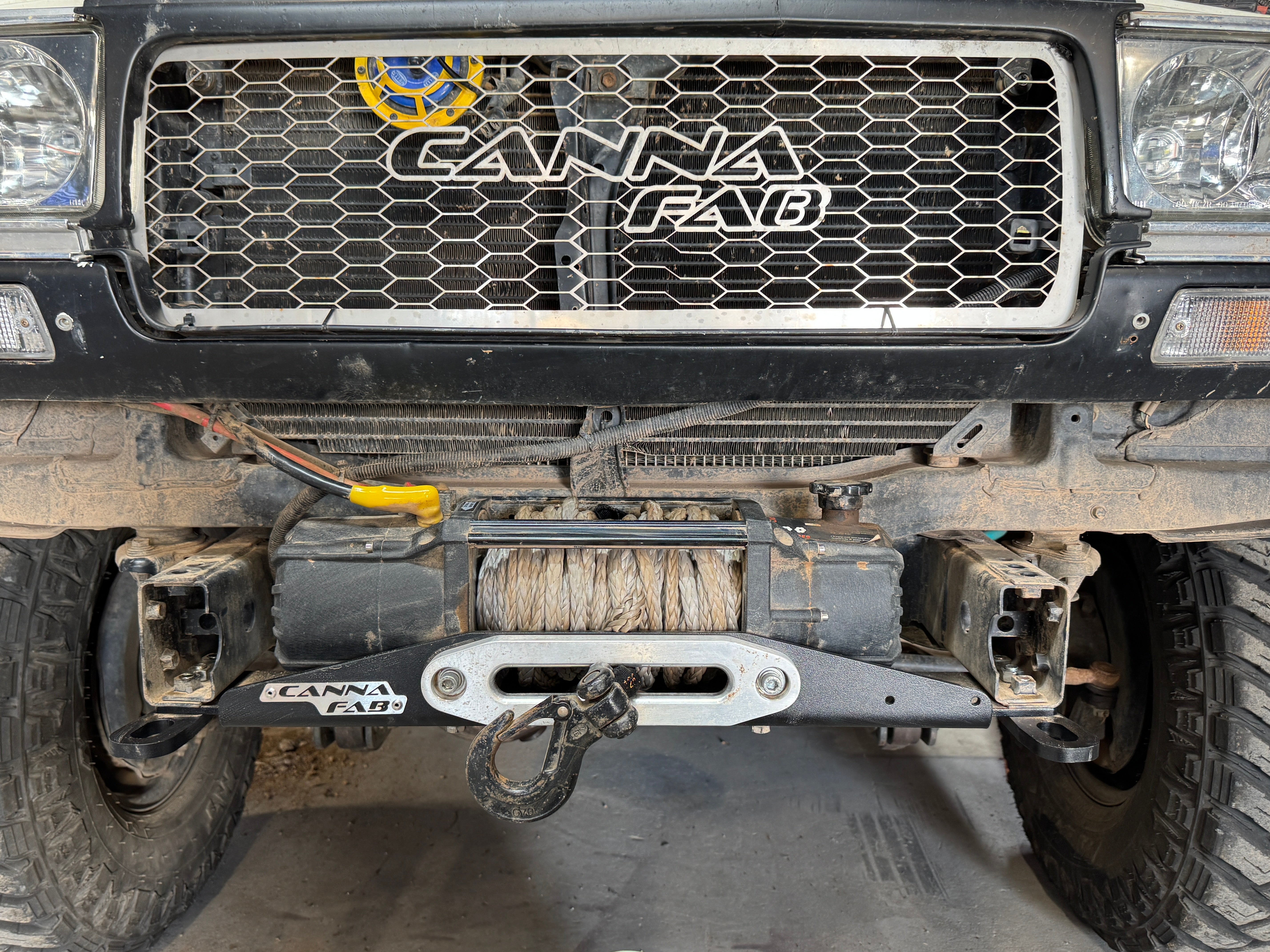 Toyota Landcruiser 80 Series Winch Cradle - Canna Fabrication
