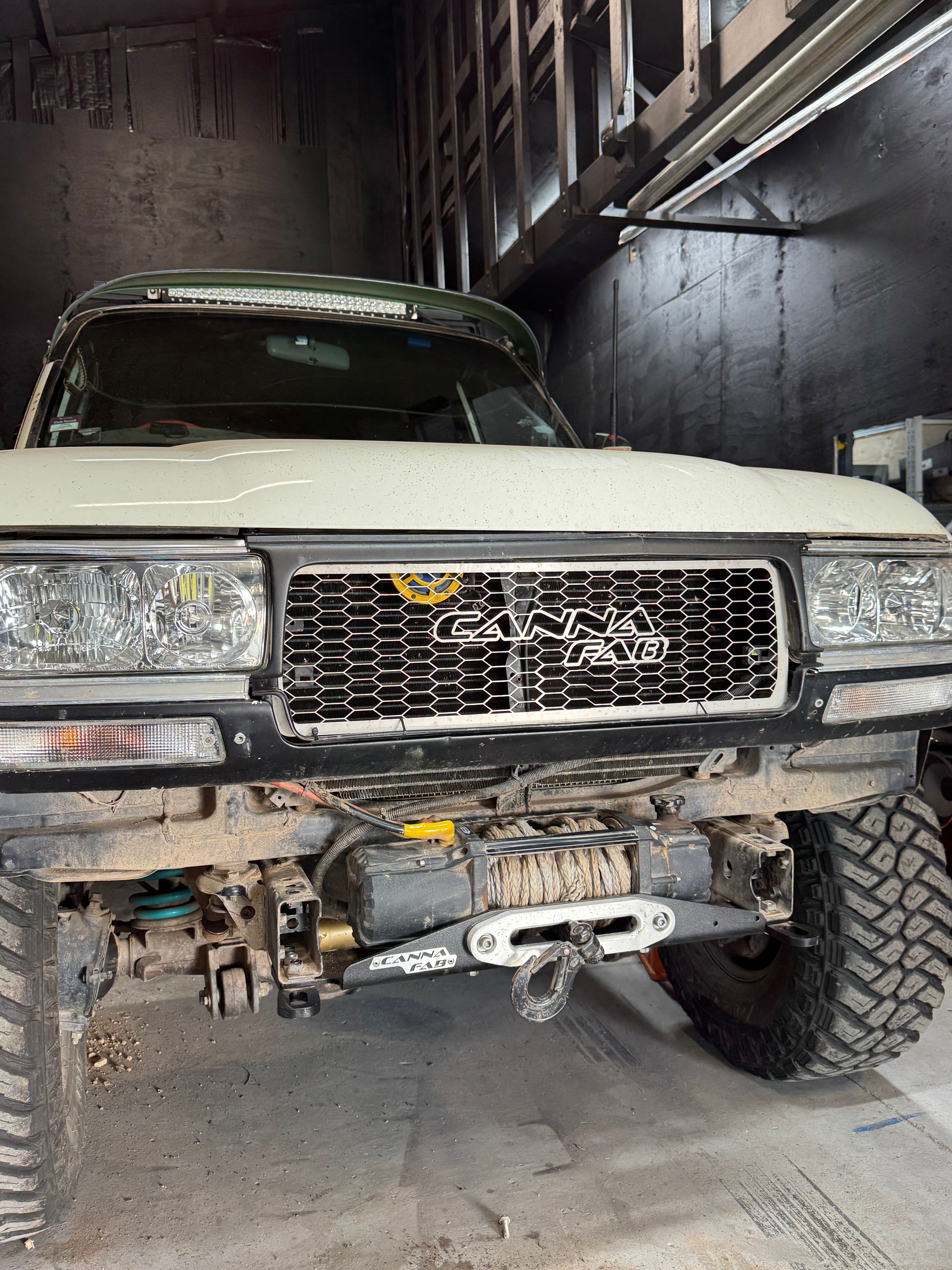 Toyota Landcruiser 80 Series Winch Cradle - Canna Fabrication