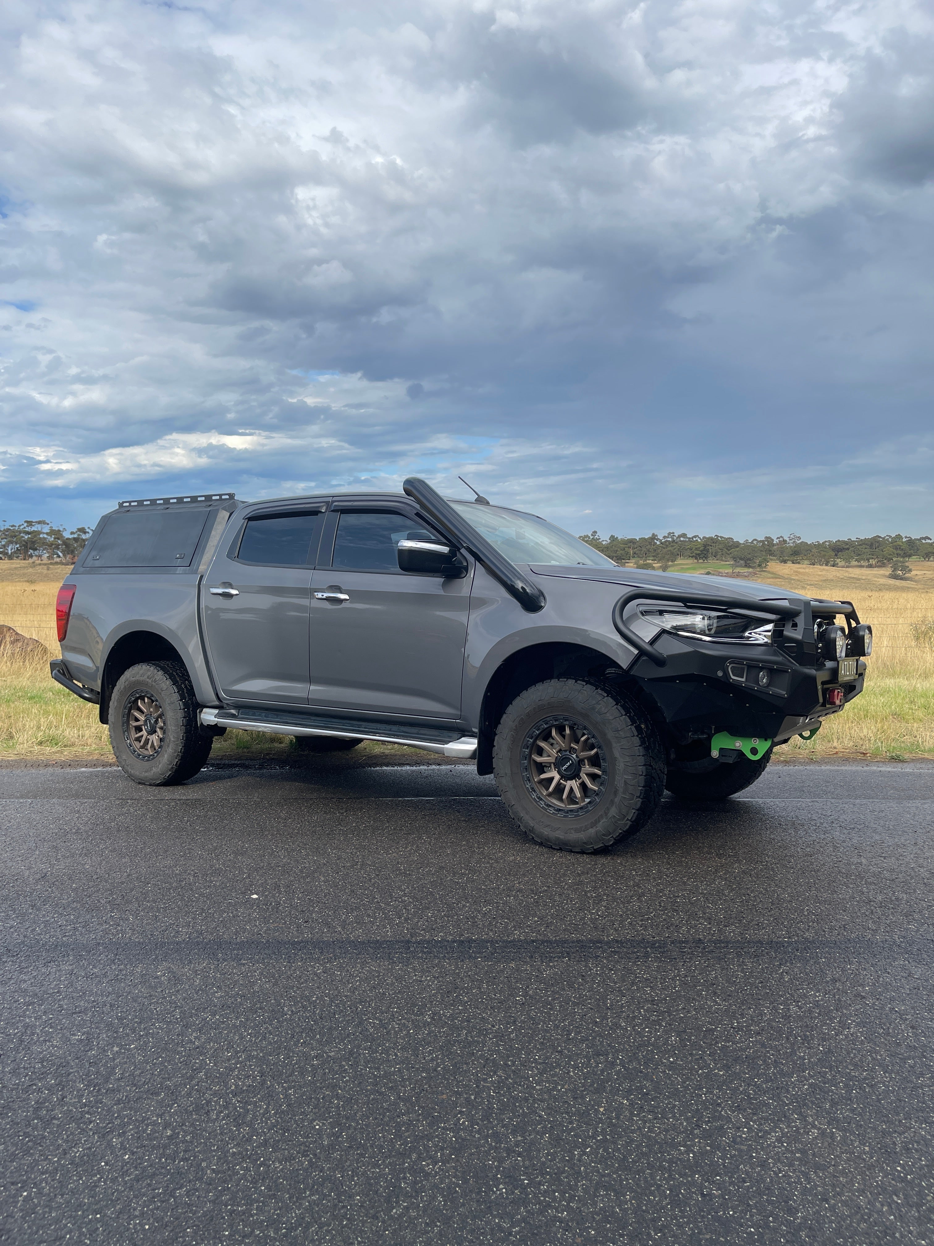 Mazda BT-50 Stainless Steel Short-Entry Snorkel - Canna Fabrication