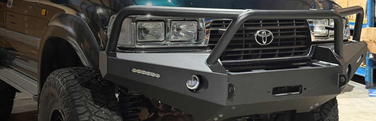 Krawler bull bar fitted to an 80 Series LandCruiser