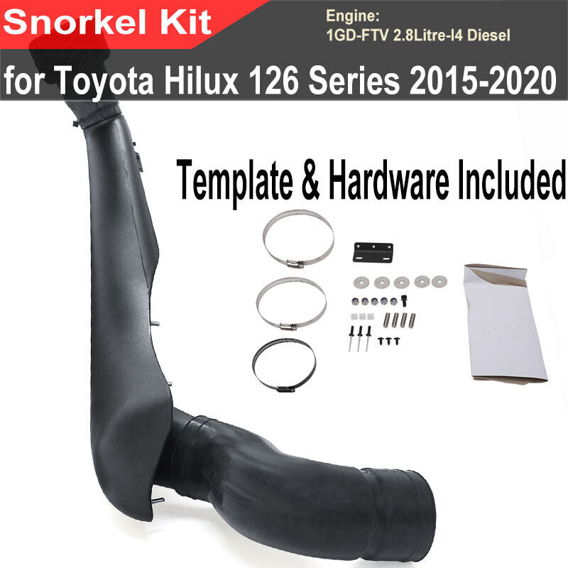 Front Snorkel Plastic Kit Trim Panel Assembly Suitable for 2015-2020 Toyota Hilux