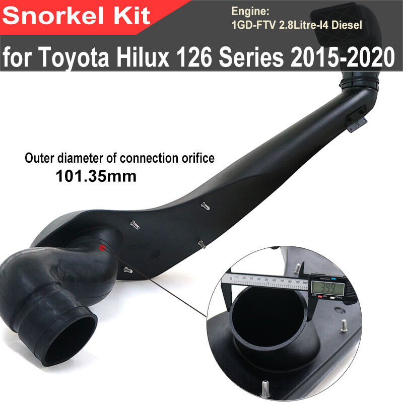Front Snorkel Plastic Kit Trim Panel Assembly Suitable for 2015-2020 Toyota Hilux