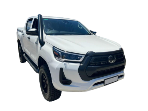 Short Entry Snorkel Stainless Steel Black Suitable For Toyota Hilux N80 Revo 2015-2024