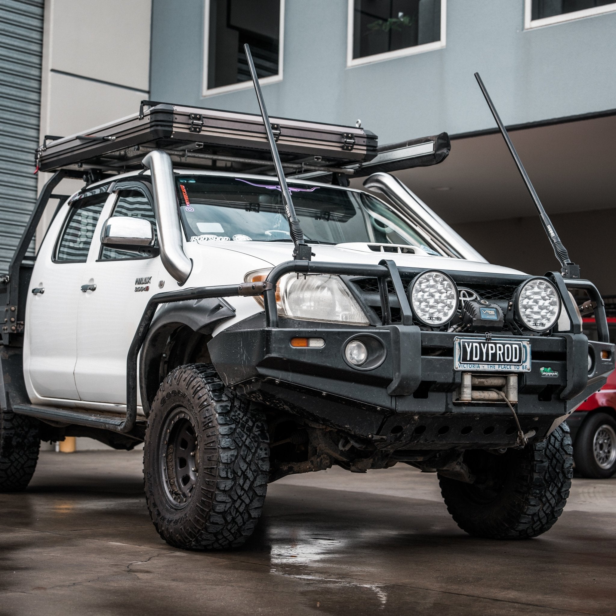 Toyota Hilux N70 Twin Snorkel's - Snorkels - HLX - 4.5" - TWIN - TD - SM - Canna Fabrication