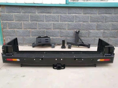 Rear Bumper Steel Bar With Fuel Tank & Tyre Holder Suitable For Toyota Landcruiser 100 Series