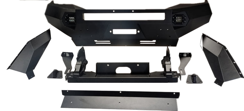Loopless Bull Bar and Skid Plate Set Suitable For Hilux Vigo 2011-2015