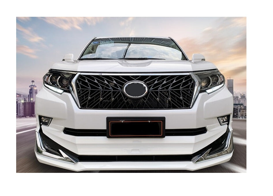 Front Upper Bumper Grille Panel Assembly Suitable For Toyota Land Cruiser 200 Series 2016-2024