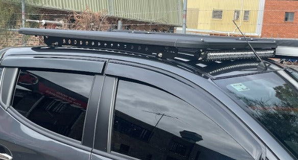 Roof Rack Ultimate Adventure Aluminium Flat Platform Suitable For Mitsubishi Triton MQ Dual Cab 2015-2018