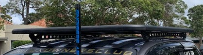 Ultimate Adventure Aluminium Flat Platform Dual Cab Roof Rack Suitable For Toyota Hilux N80 2015+