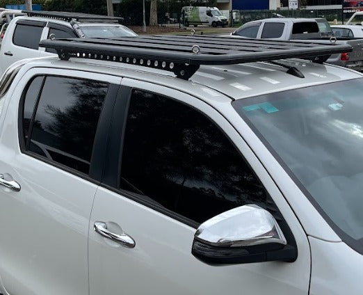 Ultimate Adventure Aluminium Flat Platform Dual Cab Roof Rack Suitable For Toyota Hilux N80 2015+