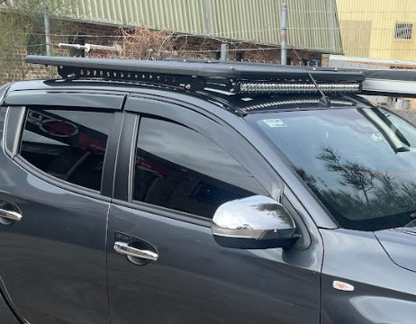 Roof Rack Ultimate Adventure Aluminium Flat Platform Suitable For Mitsubishi Triton MQ Dual Cab 2015-2018