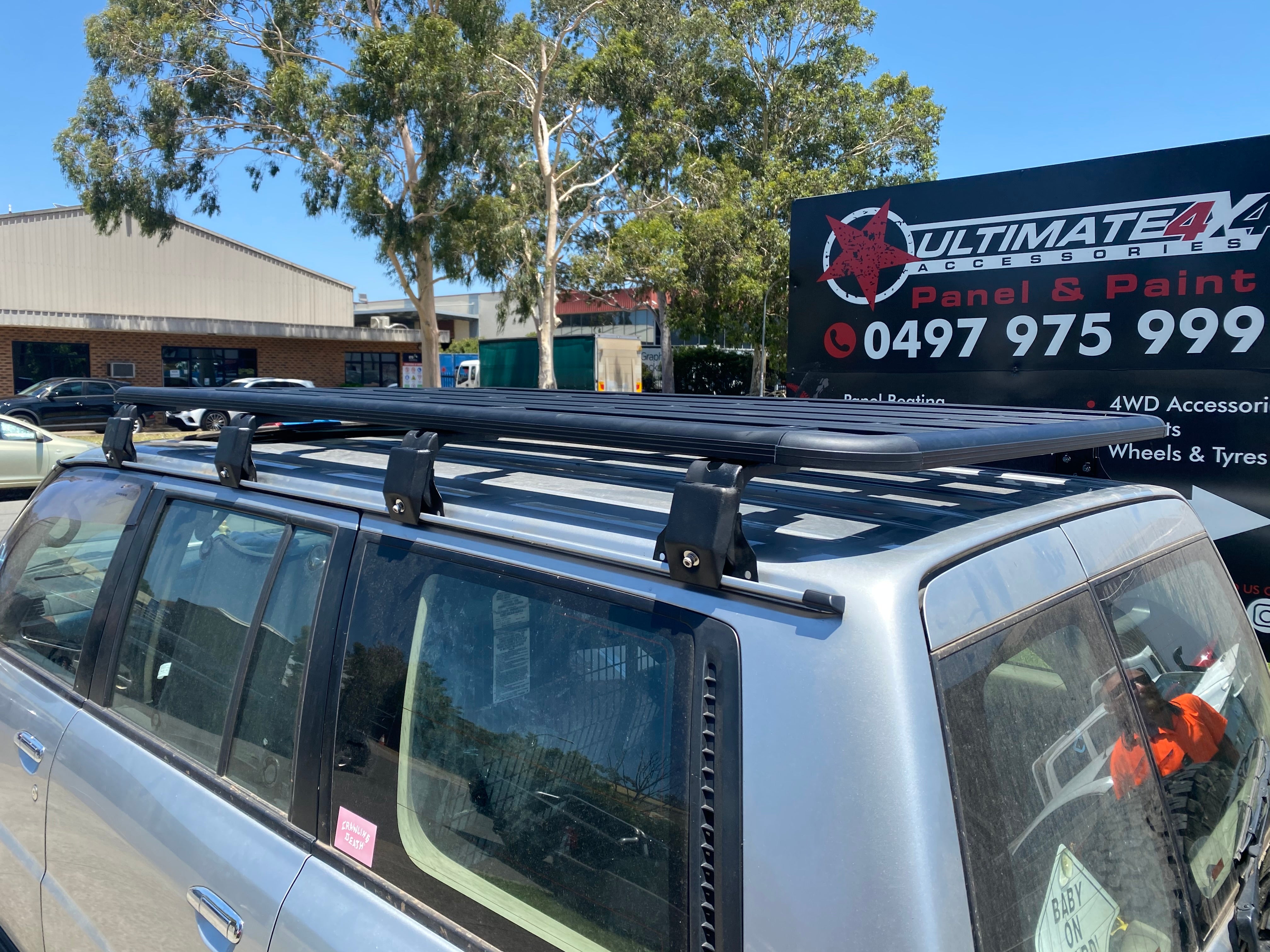 Ultimate Adventure Aluminium Flat Platform Wagon Cab Roof Rack Suitable For Nissan Patrol Y61