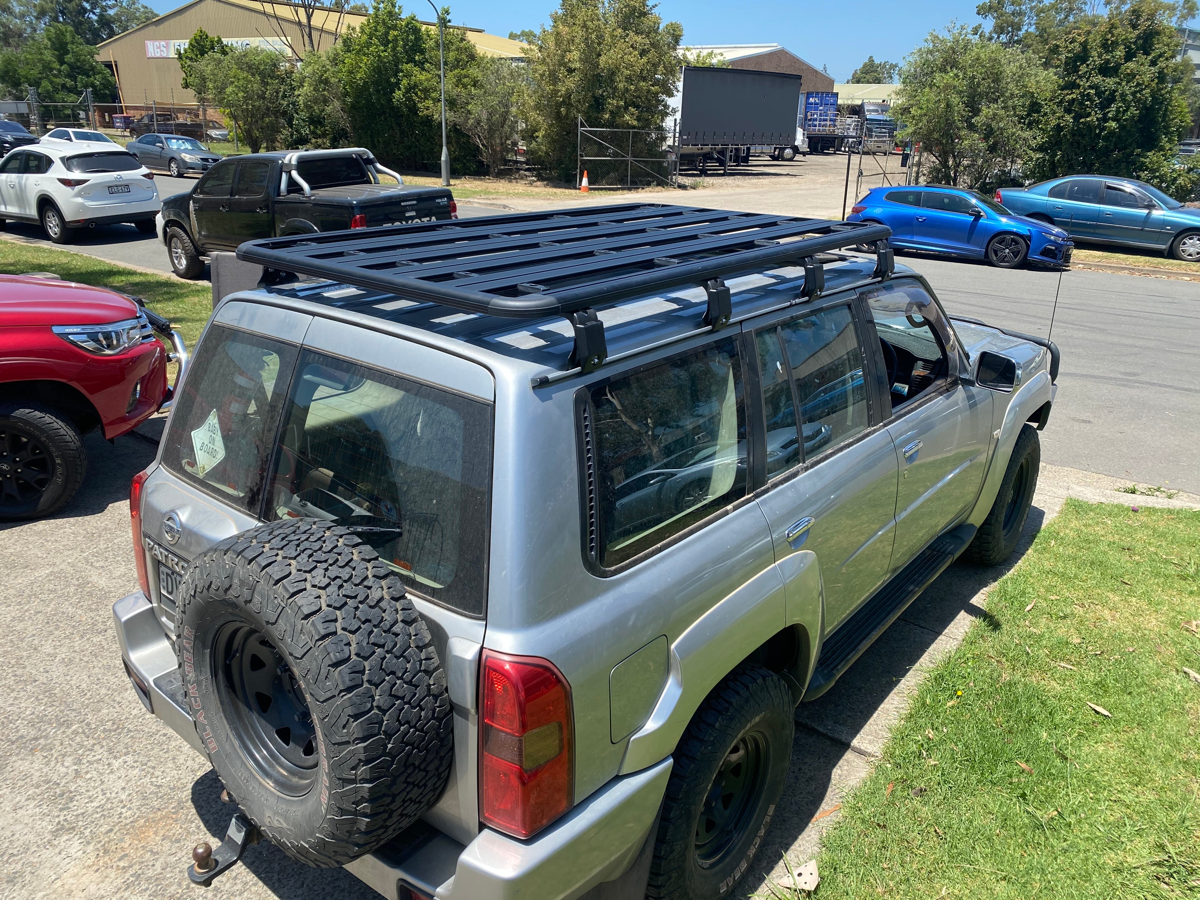Ultimate Adventure Aluminium Flat Platform Wagon Cab Roof Rack Suitable For Nissan Patrol Y61