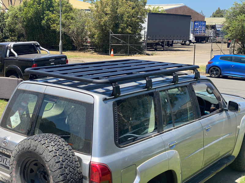 Ultimate Adventure Aluminium Flat Platform Wagon Cab Roof Rack Suitable For Nissan Patrol Y61