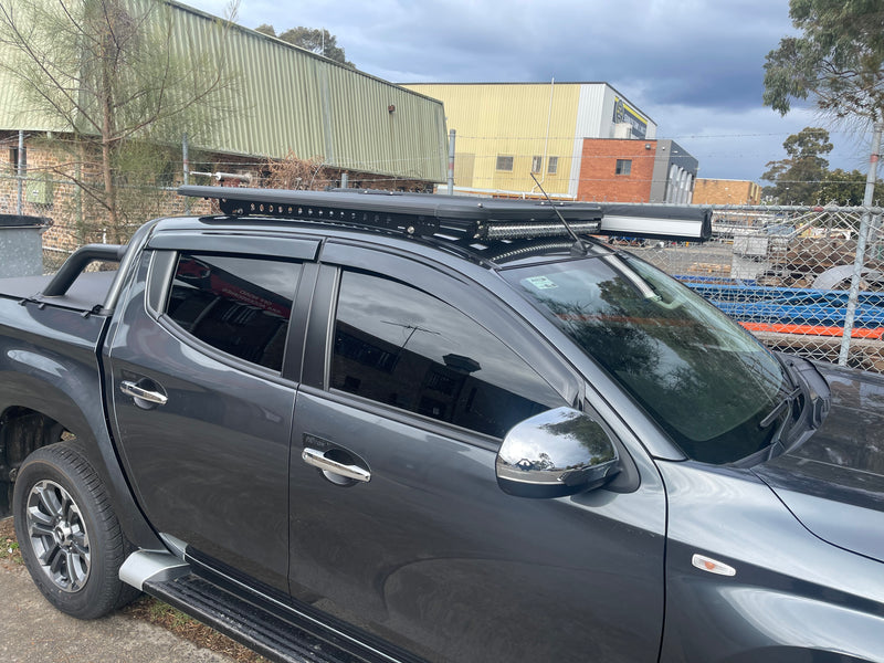 Mitsubishi Triton MN Dual Cab Roof Rack Mount Bracket Ultimate Adventure Aluminium Flat Platform