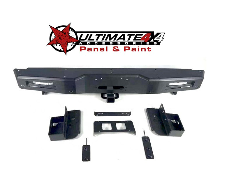 Rear Bumper Steel Bar With Mount Bracket Trim Panel Assembly Suitable For Toyota Hilux Vigo N70 2005-2015