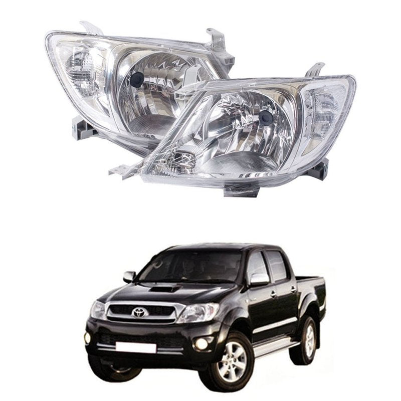 Headlight LHS / RHS Suitable For Toyota Hilux Vigo 2005- 2011 (Selling Seperately)
