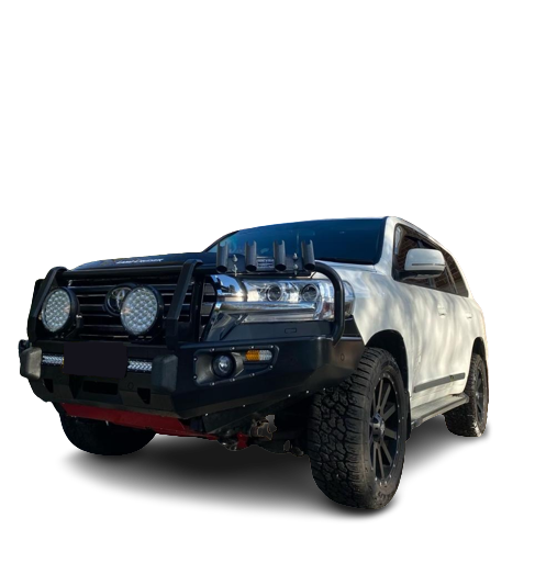 Front 3 Loop Bull Bar & Skid Plate Set Assembly Toyota Land Cruiser 200 Series  2016-2024