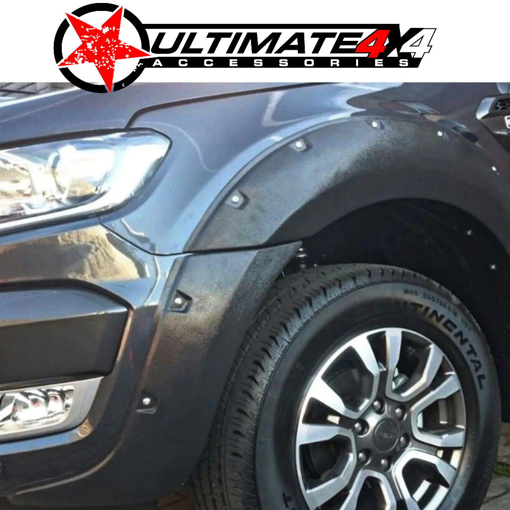 Front & Rear Fender Flare Body Molding Trim Panel Assembly Suitable For Ford Ranger PX2 2015-2018