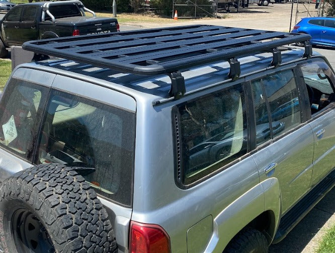 Ultimate Adventure Aluminium Flat Platform Wagon Roof Rack Suitable For Nissan Patrol GU 1999-2019
