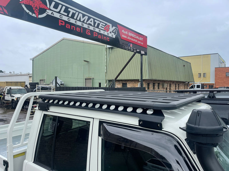 Ultimate Adventure Aluminium Flat Platform Roof Rack Suitable For Toyota Land Cruiser LC79 Dual cab only