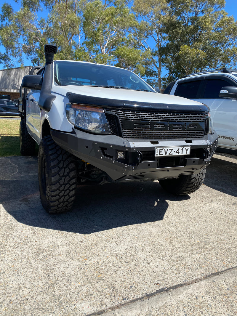 Loopless Bull Bar and Skid Plate Set Suitable For Ford Ranger T6 2012 -2015