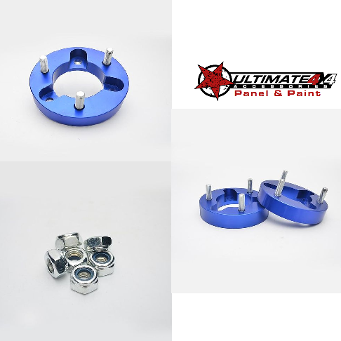Front Coil Strut Shock Spacer Lift Kit 32mm With Set of Nuts Suitable For Nissan Navara NP300 & D23